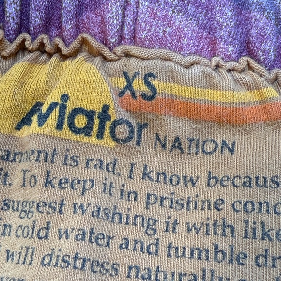 Aviator Nation lightening bolt multi striped XS sweatpants, good used condition - Picture 7 of 10